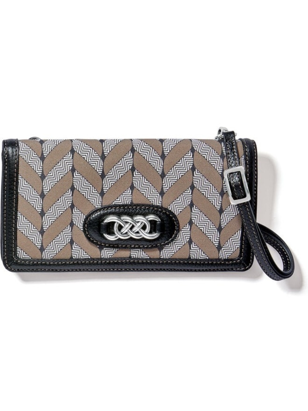 NWT Brighton Interlok Braid Large Wallet